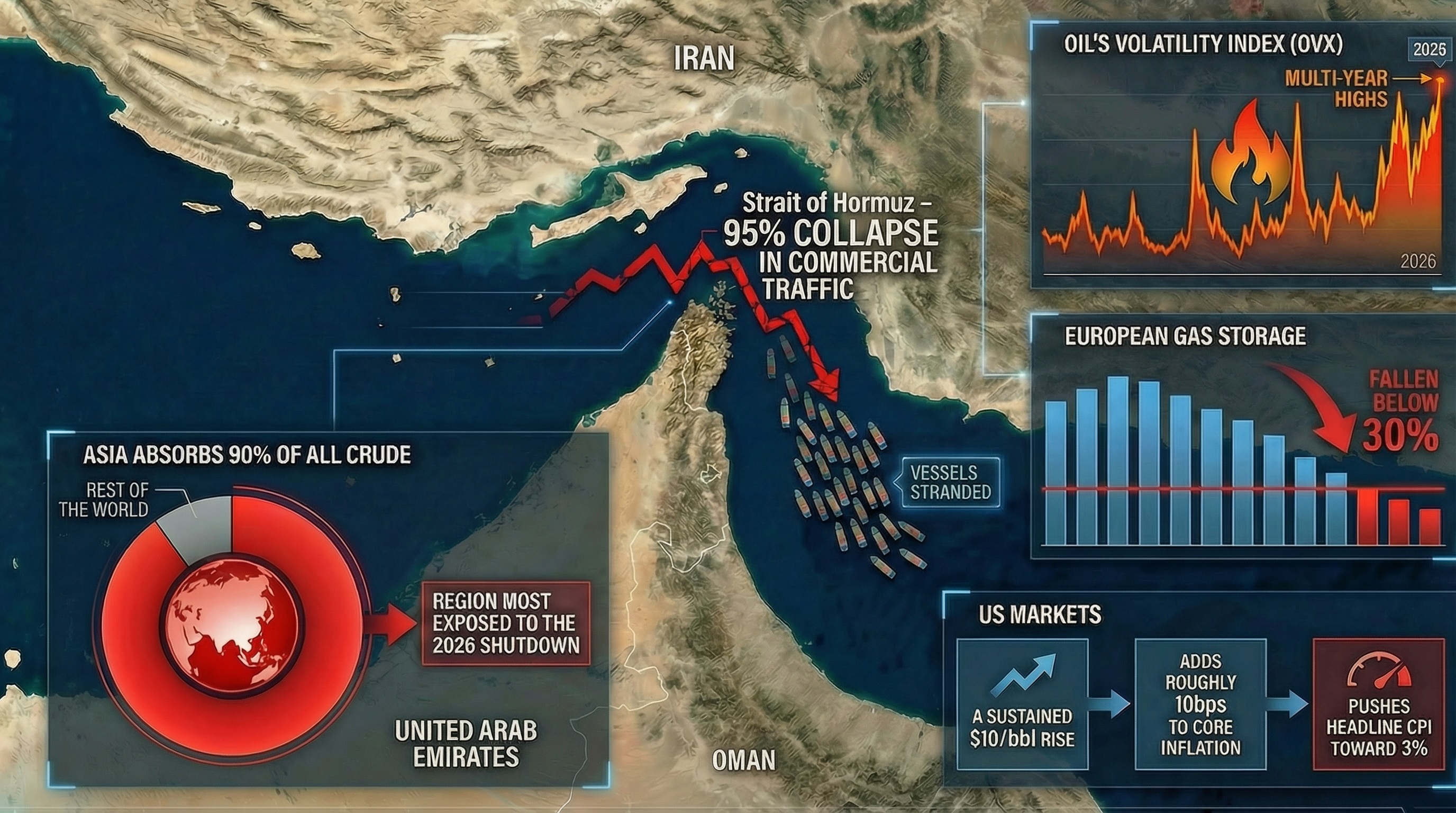 The 2026 Iran conflict has tightened global energy supply chains and reset pricing across key assets.