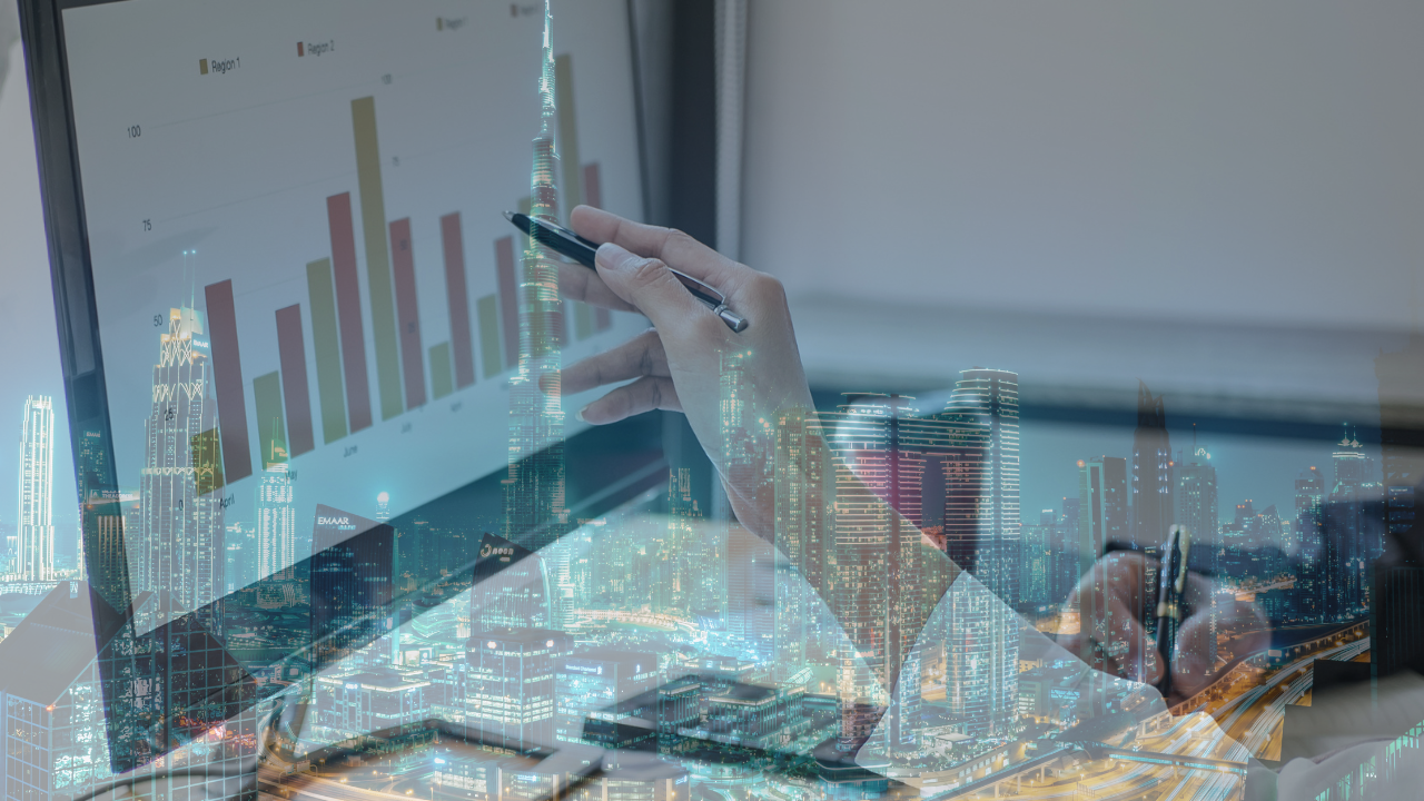 Graph Dubai real estate market report